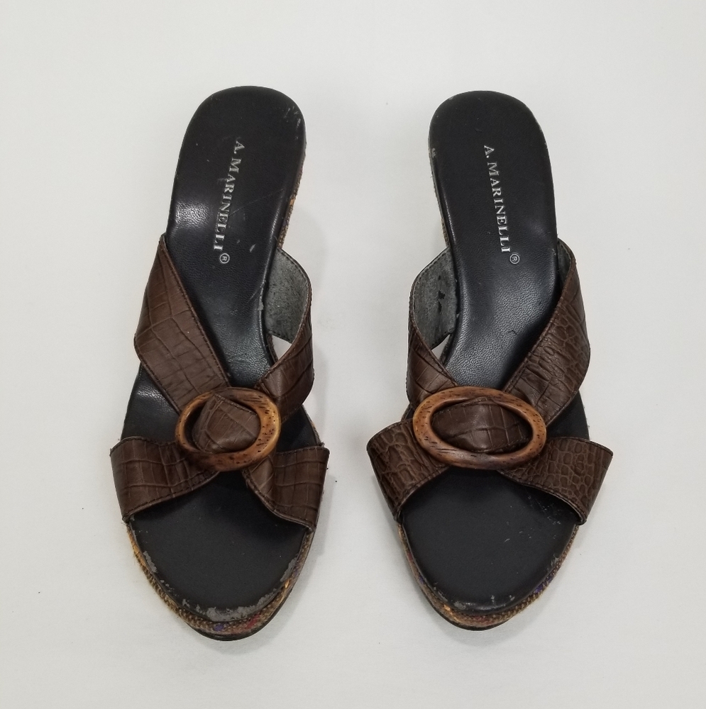 A. Marinelli Slip On Platform Slipper Shoe! - Picture 3 of 7